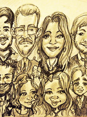 Event Francesco Caricatures Caricaturist London